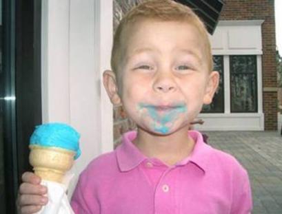 boy with ice cream