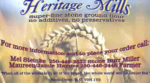 Heritage Mills Business Card