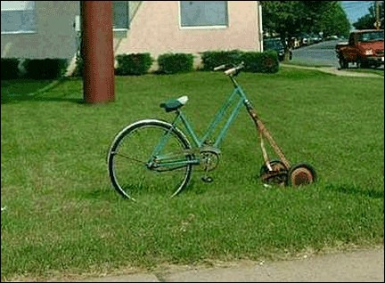 riding lawnmower